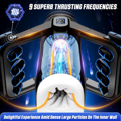 CyberSkin The Wing - Black Thrusting & Massaging Auto Masturbator