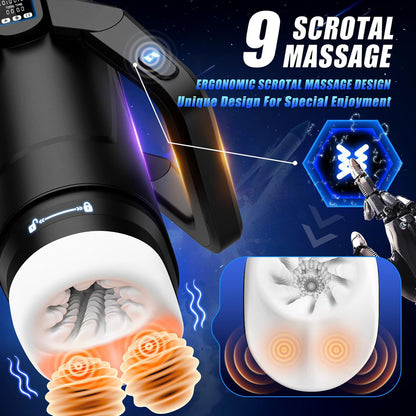 CyberSkin The Wing - Black Thrusting & Massaging Auto Masturbator