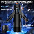 CyberSkin The Wing - Black USB Rechargeable Thrusting & Massaging Auto Masturbator with Heater