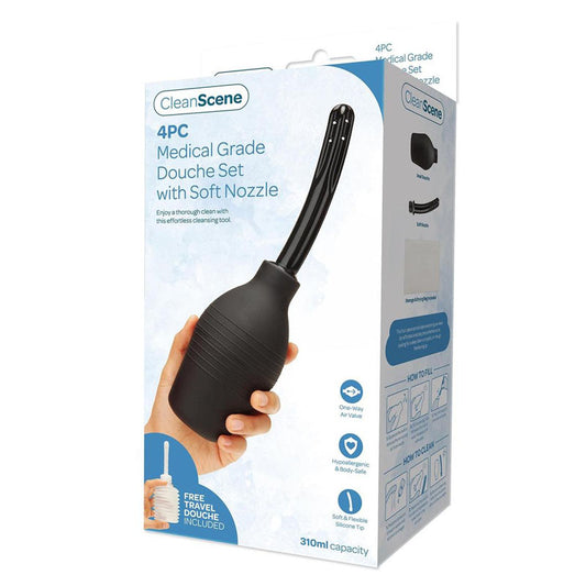 CleanScene 4 Piece Medical Grade Douche Set