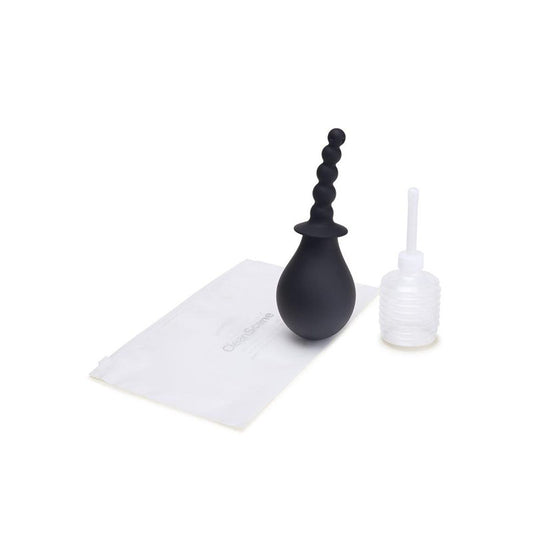 CleanScene 4 Piece Soft Squeeze Beaded Anal Douche Set