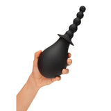 CleanScene 4 Piece Soft Squeeze Beaded Anal Douche Set with Flared Base - 250 ml Capacity with Free Travel Douche Included - Image 3