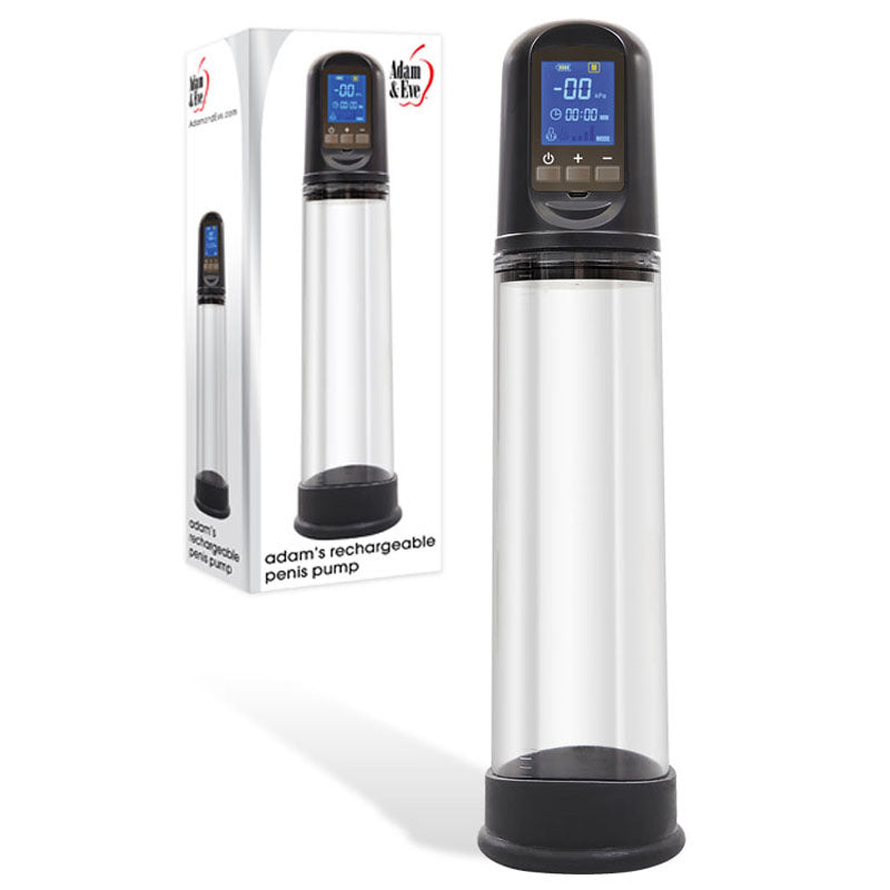 Adam & Eve Rechargeable Penis Pump - Powered Penis Pump