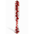 Adam & Eve Sweetheart Swirl Glass Dildo - Clear/Red Glass 22 cm Dildo
