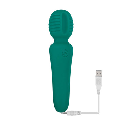 Adam & Eve Petite Private Pleasure Wand - Green 14.8 cm Massager Wand