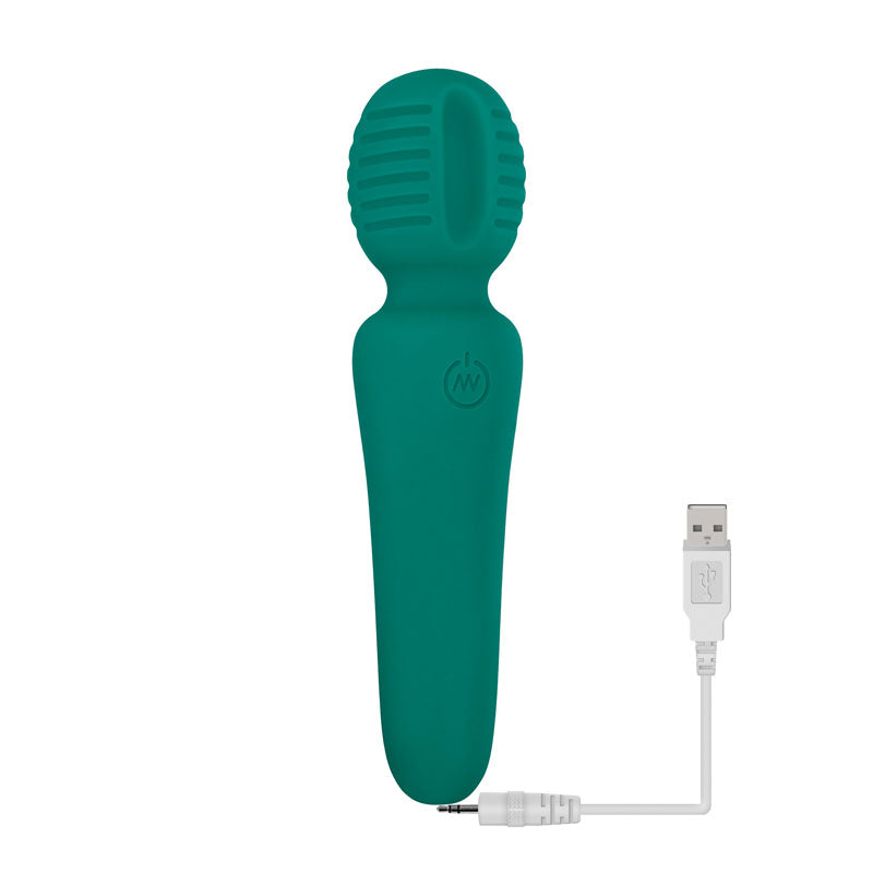 Adam & Eve Petite Private Pleasure Wand - Green 14.8 cm Massager Wand