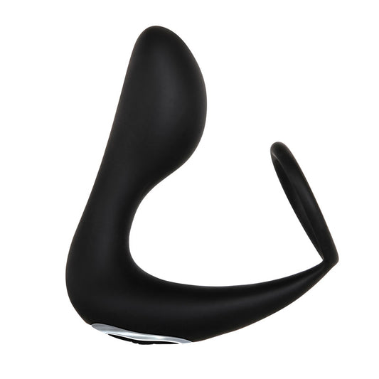 Adam & Eve Adam's Rechargeable Prostate Pleaser & C-Ring - Black Anal