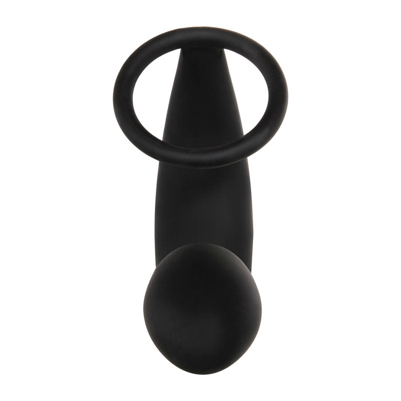 Adam & Eve Adam's Rechargeable Prostate Pleaser & C-Ring - Black Anal