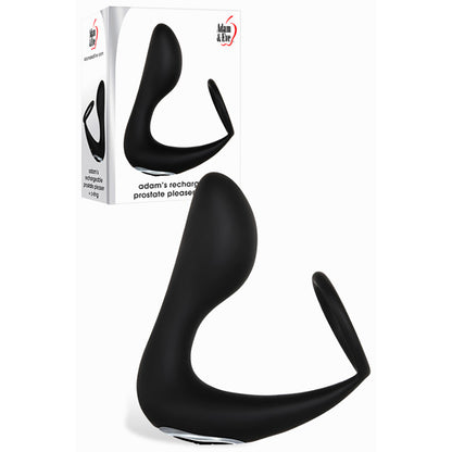 Adam & Eve Adam's Rechargeable Prostate Pleaser & C-Ring - Black Anal