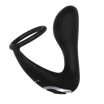 Adam & Eve Adam's Rechargeable Prostate Pleaser & C-Ring - Black Anal