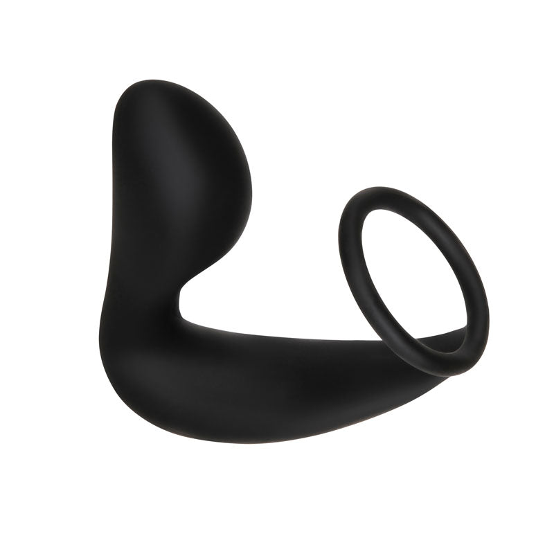 Adam & Eve Adam's Rechargeable Prostate Pleaser & C-Ring - Black Anal