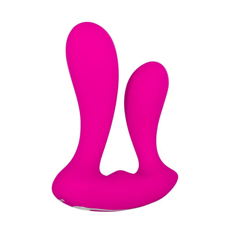 Adam & Eve Rechargeable Dual Entry Vibe - Pink Vibrator