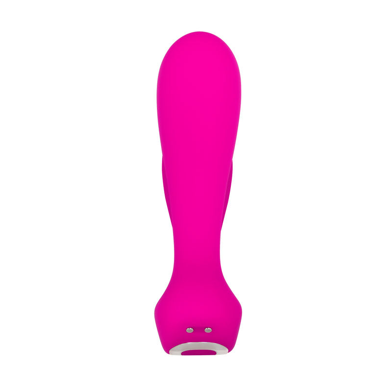 Adam & Eve Rechargeable Dual Entry Vibe - Pink Vibrator