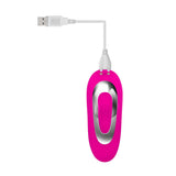 Adam & Eve Rechargeable Dual Entry Vibe - Pink USB Rechargeable Vibrator with Remote Control - Image 125