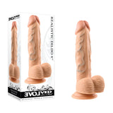Evolved REALISTIC DILDO 8'' LIGHT - Flesh 21 cm Dong - Image 1