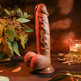 Evolved REALISTIC DILDO 8'' DARK - Brown 21 cm Dong - Image 2