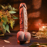 Evolved REALISTIC DILDO 8'' DARK - Brown 21 cm Dong - Image 3