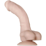 Evolved Real Supple Silicone Poseable 8.25'' - Flesh 21 cm Poseable Silicone Dong - Image 3