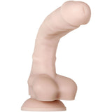 Evolved Real Supple Silicone Poseable 8.25'' - Flesh 21 cm Poseable Silicone Dong - Image 6