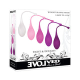 Evolved TIGHT & DELIGHT - Kegel Trainer Set - 5 Piece Kit - Image 1