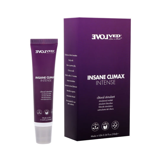 Evolved INSANE CLIMAX - INTENSE - Clitoral Stimulation Gel - 10 ml