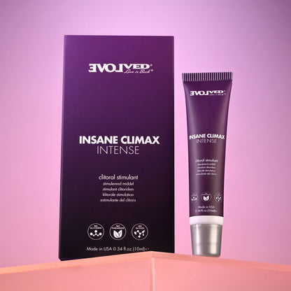 Evolved INSANE CLIMAX - INTENSE - Clitoral Stimulation Gel - 10 ml