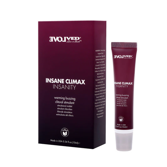 Evolved INSANE CLIMAX - INSANITY - Warming Buzzing Clitoral