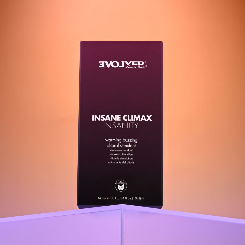 Evolved INSANE CLIMAX - INSANITY - Warming Buzzing Clitoral