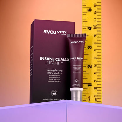 Evolved INSANE CLIMAX - INSANITY - Warming Buzzing Clitoral