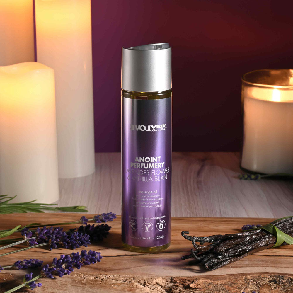Evolved ANOINT PERFUMERY - Lavender Flower & Vanilla Bean Massage Oil