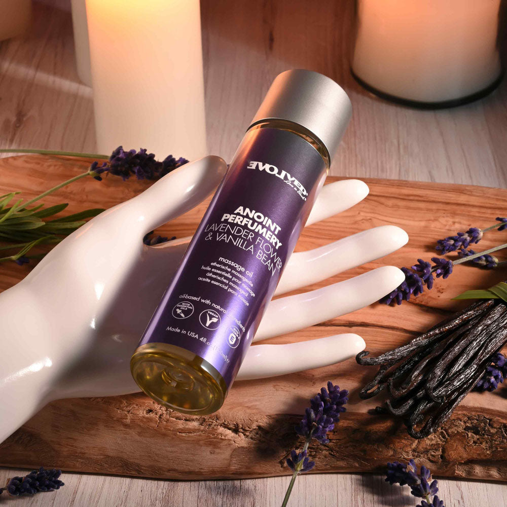 Evolved ANOINT PERFUMERY - Lavender Flower & Vanilla Bean Massage Oil