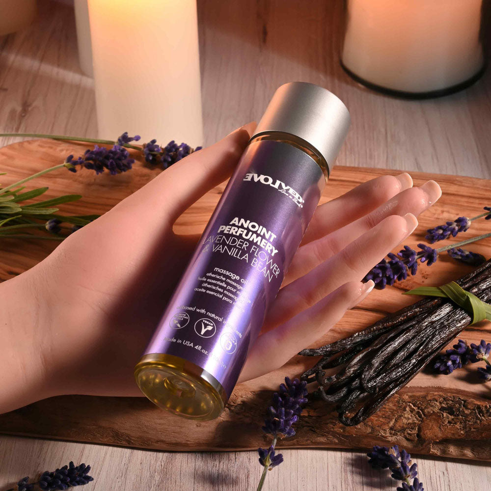 Evolved ANOINT PERFUMERY - Lavender Flower & Vanilla Bean Massage Oil