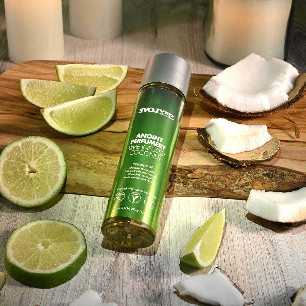 Evolved ANOINT PERFUMERY - Lime Infused Coconut Massage Oil - 120