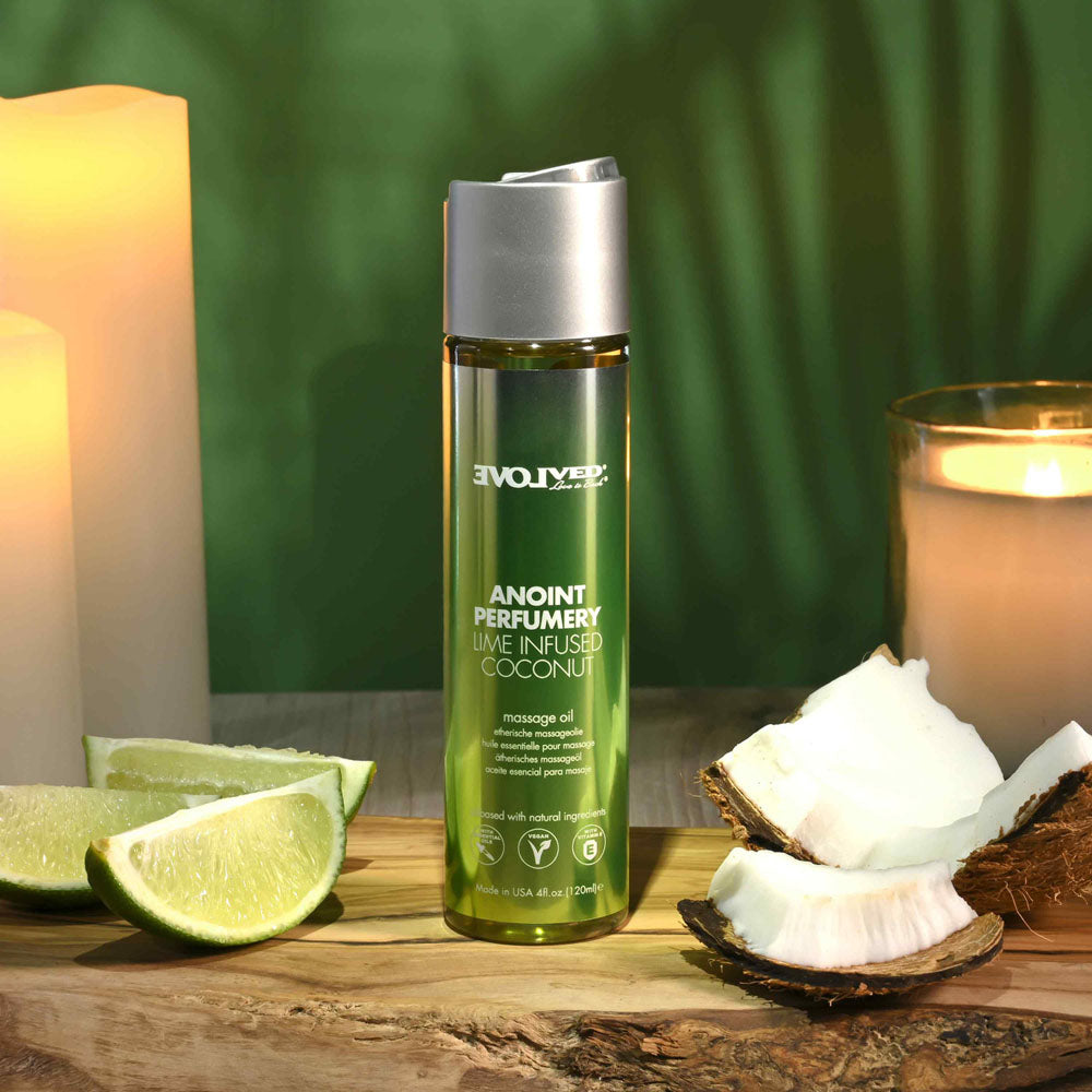 Evolved ANOINT PERFUMERY - Lime Infused Coconut Massage Oil - 120