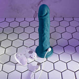 Evolved TSUNAMI - Blue 18.4 cm USB Rechargeable Vibrating Dong with Remote Control - Image 9