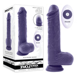 Evolved PLEASURE RIDER - Blue 22.2 cm USB Rechargeable Vibrating & Thrusting Dong with Remote - Image 1