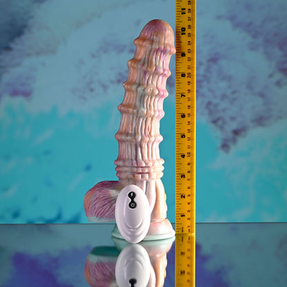 Evolved FANTASY - Multicoloured 27.6 cm Vibrating Fantasy Dildo