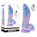 Evolved MYTHICAL - Multicoloured 22.6 cm USB Rechargeable Vibrating Fantasy Dildo with Remote