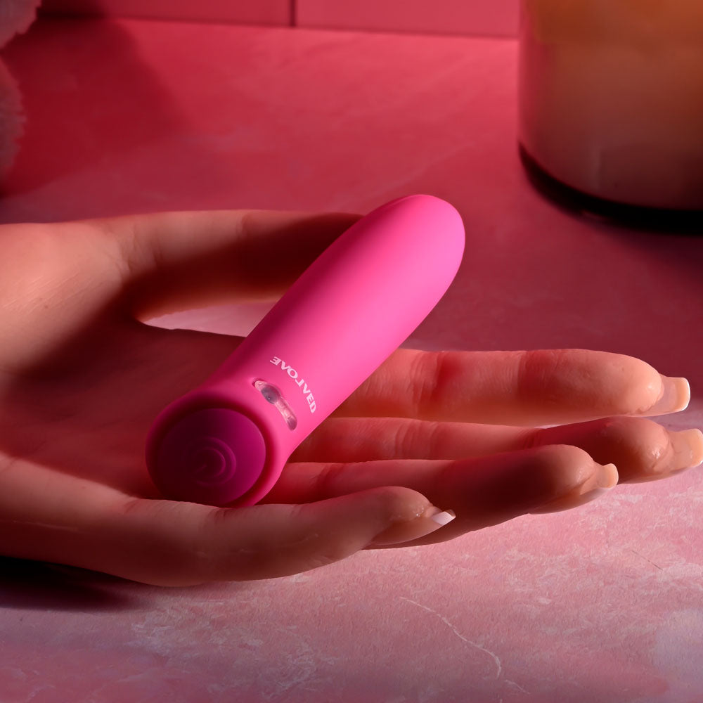 Evolved Pretty In Pink 8.6 cm (3.4'') USB Rechargeable Bullet