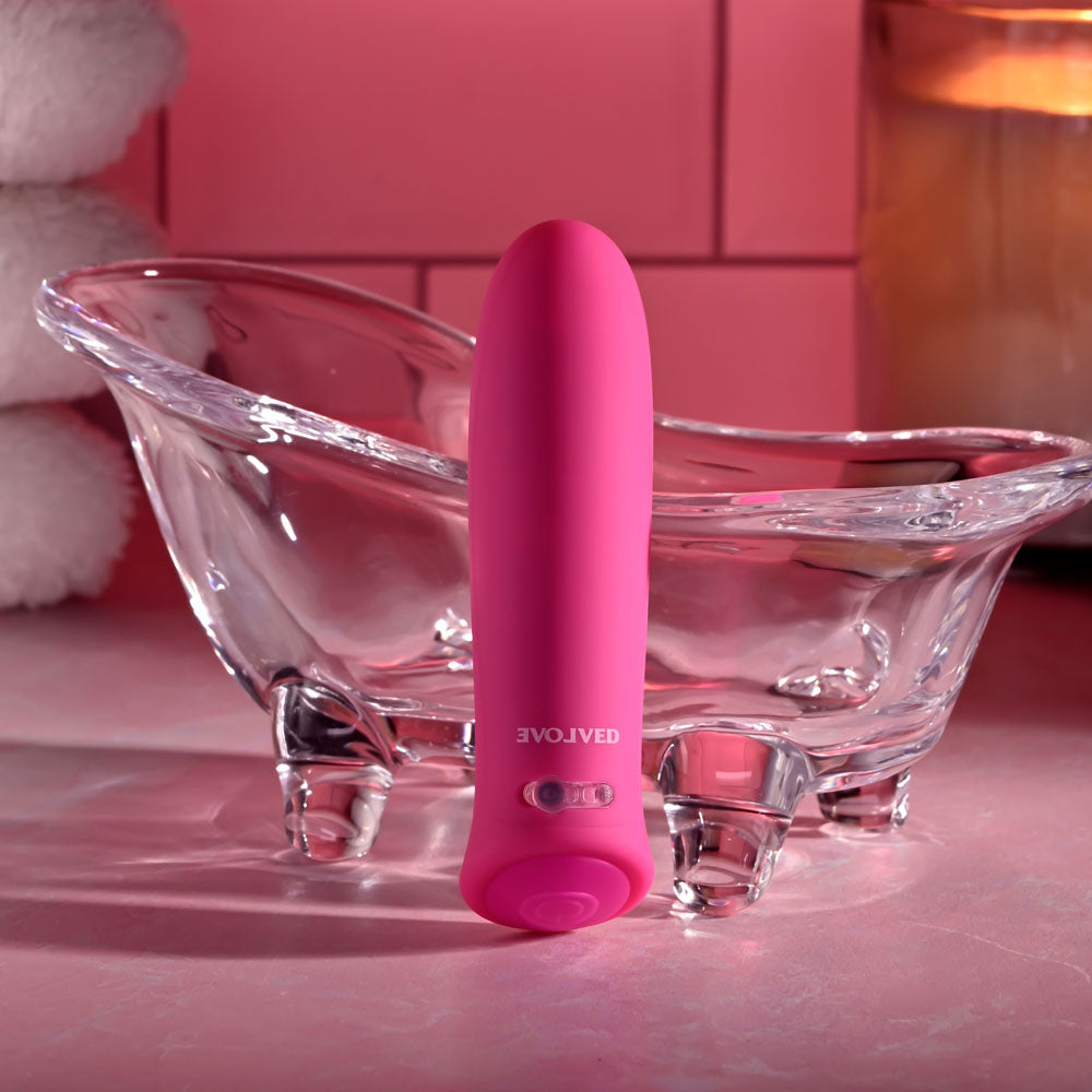 Evolved Pretty In Pink 8.6 cm (3.4'') USB Rechargeable Bullet