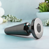 Evolved ADVANCED METAL PLUG - Black Chrome 13.8 cm USB Rechargeable Vibrating Butt Plug - Image 6