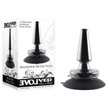 Evolved BEGINNER METAL PLUG - Black Chrome 11.2 cm USB Rechargeable Vibrating Butt Plug - Image 1