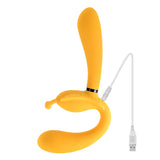 Evolved THE MONARCH - Yellow USB Rechargeable Multi Use Couples Vibrator - Image 9