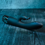 Evolved Heat Up & Chill - Black 24.1 cm USB Rechargeable Heating & Cooling Rabbit Vibrator - Image 5