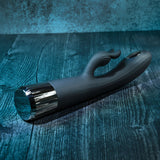 Evolved Heat Up & Chill - Black 24.1 cm USB Rechargeable Heating & Cooling Rabbit Vibrator - Image 6