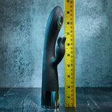 Evolved Heat Up & Chill - Black 24.1 cm USB Rechargeable Heating & Cooling Rabbit Vibrator - Image 7