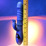 Evolved The Ringer - Blue 23.8 cm USB Rechargeable Rabbit Vibrator - Image 6