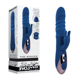 Evolved The Ringer - Blue 23.8 cm USB Rechargeable Rabbit Vibrator - Image 1