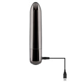 Evolved REAL SIMPLE - Black Chrome 10 cm USB Rechargeable Bullet - Image 9