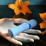 Evolved Out Of The Blue - Blue 10.5 cm USB Rechargeable Mini Massager Wand - Image 5